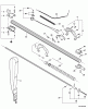 Echo PPT-230 - Pole Saw / Pruner, S/N: E08312001001 - E08312999999 Ersatzteile Main Pipe -- Lower, Control Handle, Throttle Cable, Shoulder Strap