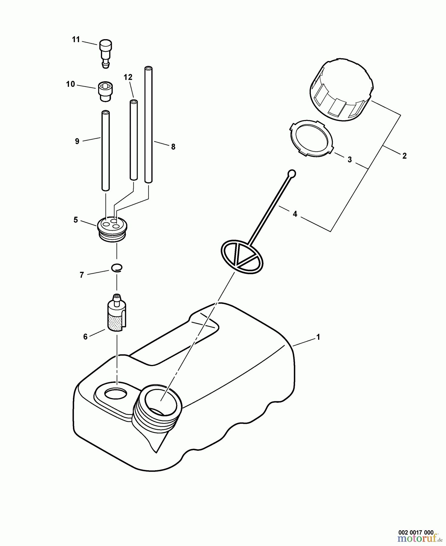  Echo Bläser / Sauger / Häcksler / Mulchgeräte	 PB-230LN - Echo Hand Held Blower, S/N: P05813001001 - P05813999999 Fuel System