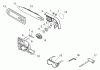 Echo PPT-2400 - Pole Saw / Pruner (Type 1E), S/N: E14536001001 - E14536999999 Ersatzteile Sprocket Guard, Guide Bar, Tools