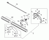 Echo PPT-2400 - Pole Saw / Pruner (Type 1E), S/N: E14536001001 - E14536999999 Ersatzteile Throttle Control, Handle