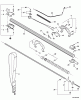 Echo PPT-260 - Pole Saw / Pruner, S/N: E08512001001 - E08512999999 Ersatzteile Main Pipe -- Lower, Control Handle, Throttle Cable, Shoulder Strap