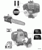Echo PPT-261 - Pole Saw / Pruner, S/N: 02001001-02999999 Ersatzteile Labels