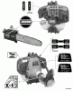 Echo PPT-260 - Pole Saw / Pruner, S/N: 05001001-05999999 Ersatzteile Labels