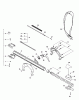 Echo PPT-260 - Pole Saw / Pruner, S/N: 05001001-05999999 Ersatzteile Main Pipe, Throttle Cable, Stop Switch