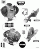 Echo PPT-265 - Pole Saw / Pruner, S/N: E09912001001 - E09912999999 Ersatzteile Labels