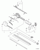 Echo PPT-265S - Pole Saw / Pruner, S/N: E07111001001 - E07111999999 Ersatzteile Throttle Control, Pipe Asy