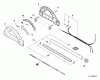 Echo PPT-266 - Pole Saw, S/N: E04212001001 - E04212999999 Ersatzteile Control Handle, Pipe Asy