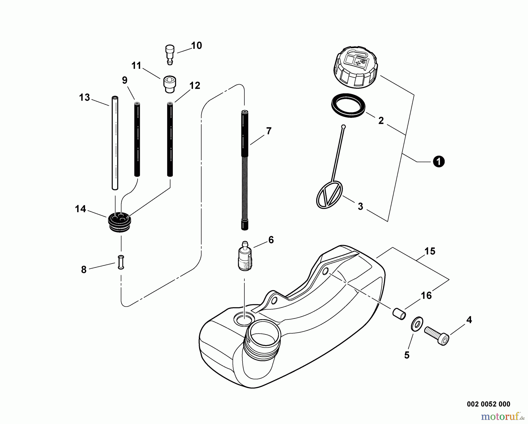  Echo Bläser / Sauger / Häcksler / Mulchgeräte	 PB-2400 - Echo Hand Held Blower, S/N: P32720001001 - P32720999999 Fuel System