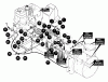 Echo ST-1033E - Snow Thrower Ersatzteile Frame Assembly, Belt Cover, Idler Pulleys, Cable