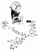 Echo ST-1033E - Snow Thrower Ersatzteile Impeller Assembly, Auger Shaft, Gear Case