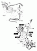 Echo ST-5000E - Snow Thrower, 1998 Model (Type 1E) Ersatzteile Electrical, Drive Belt, Idler Pulley