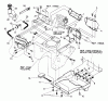 Echo ST-5000E - Snow Thrower, 1998 Model (Type 1E) Ersatzteile Frame Components