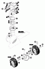 Echo ST-8027 - Snow Thrower Ersatzteile Chute Assembly, Wheels, Axle