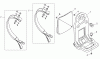 Echo DM-4610 - Duster/Mister, S/N: 35001001 - 35999999 Ersatzteile Backpack Frame, Harness
