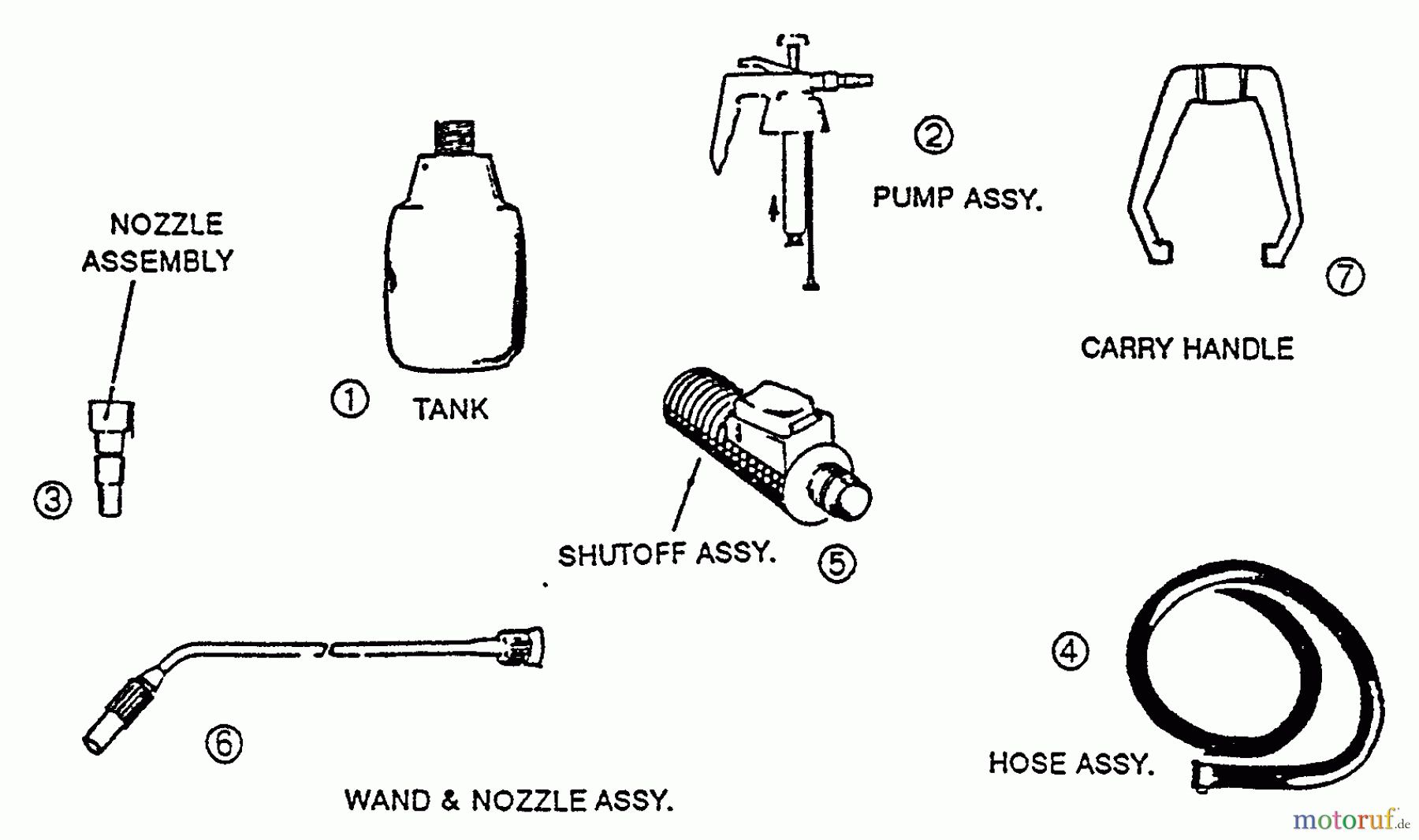  Echo Pflanzenschutzspritzen MS-1 - Echo Manual Sprayer Unit Complete