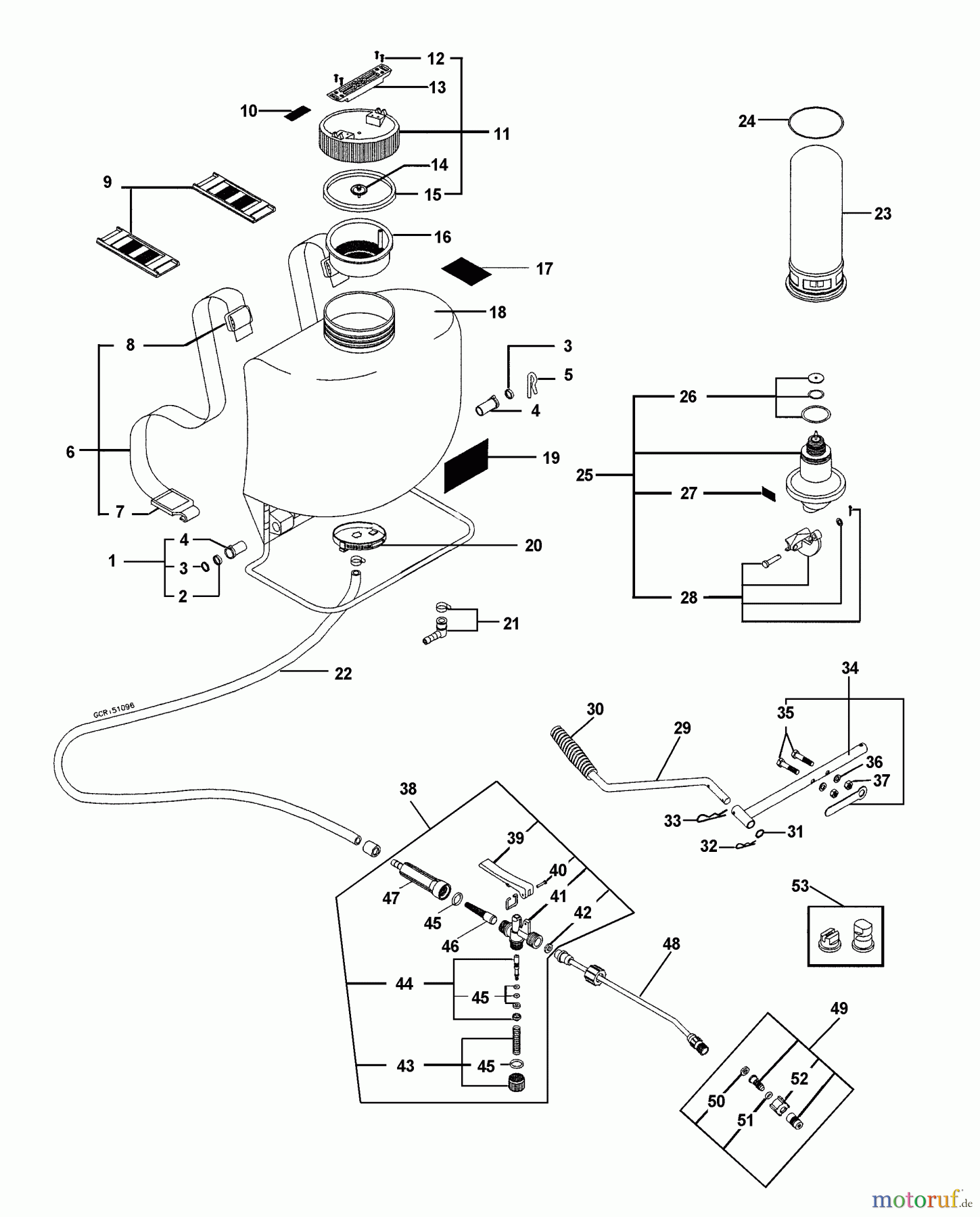 Echo Pflanzenschutzspritzen MS-100 - Echo Manual Sprayer Knapsack Sprayer