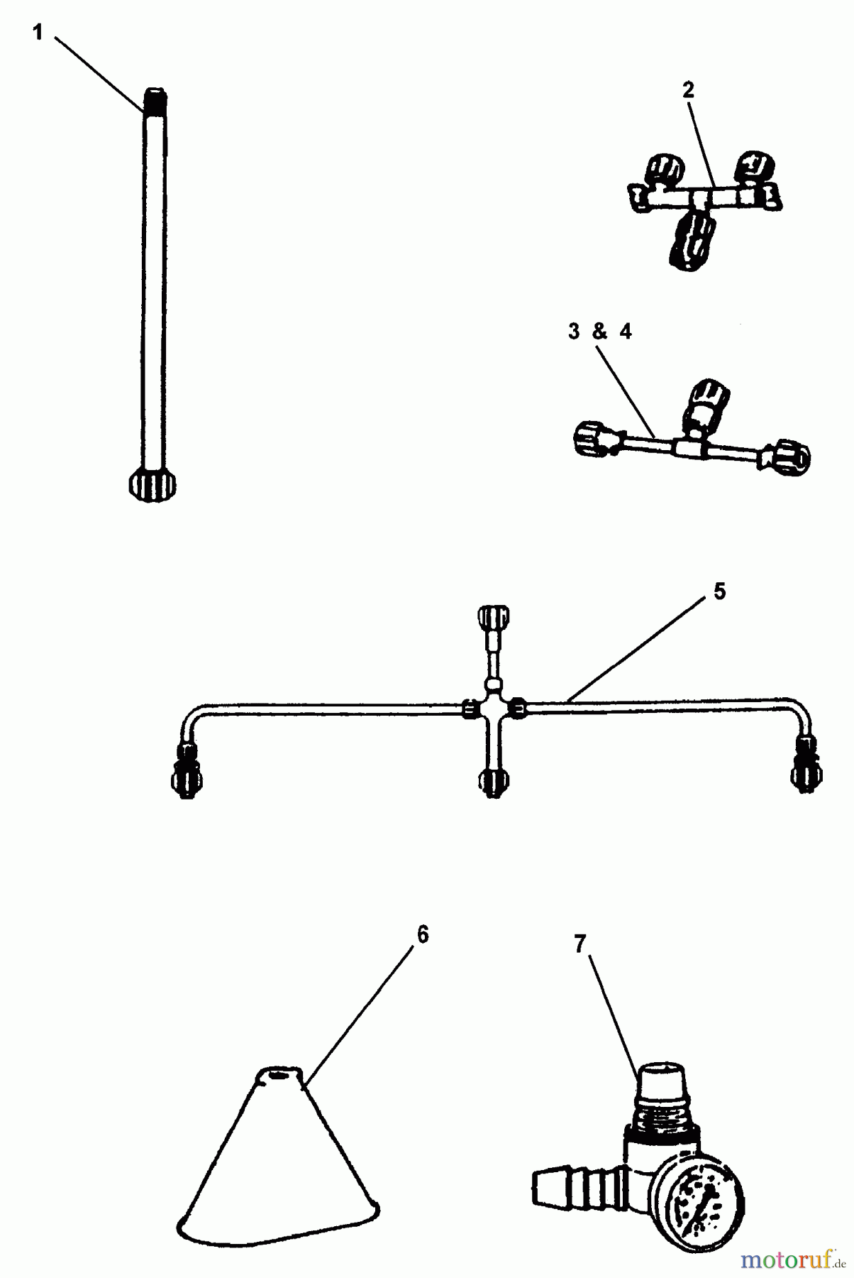 Echo Pflanzenschutzspritzen MS-5 - Echo Manual Sprayer Optional Accessories