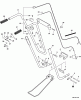 Echo TC-210 - Tiller/Cultivator, S/N: E13912001001 - E13912999999 Ersatzteile Handle, Ignition Switch, Throttle Cable
