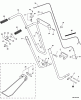 Echo TC-210 - Tiller/Cultivator, S/N: 07001001 - 07999999 Ersatzteile Handle, Ignition Switch, Throttle Cable