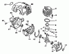 Echo GT-1100 - String Trimmer, S/N:001001 - 077000 Ersatzteile Engine, Crankcase, Fan Housing, Cover