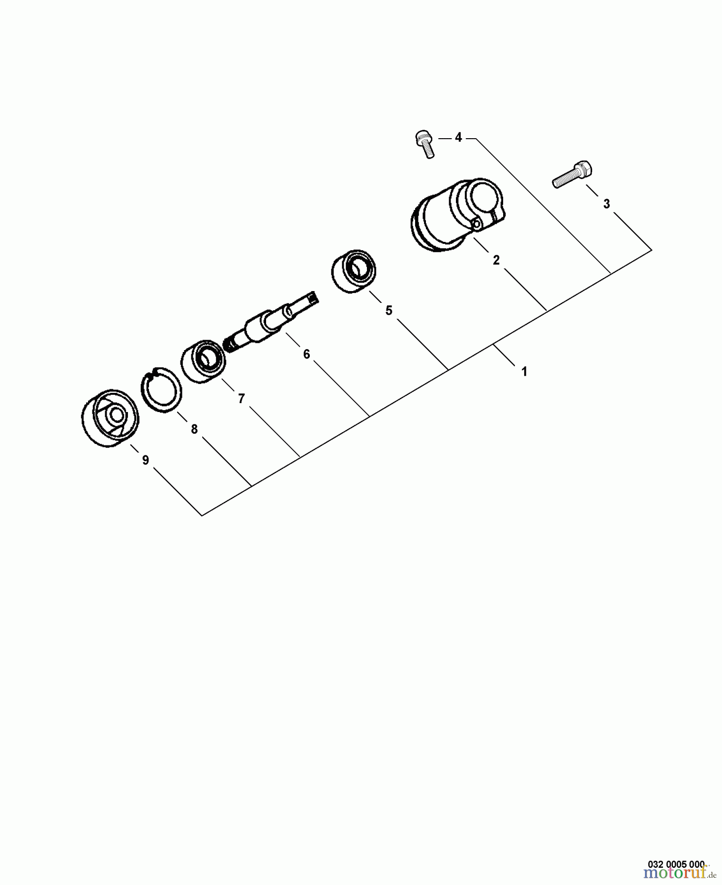 Echo Trimmer, Faden / Bürste GT-200R - Echo String Trimmer, S/N: 05001001 - 05999999 Gear Case