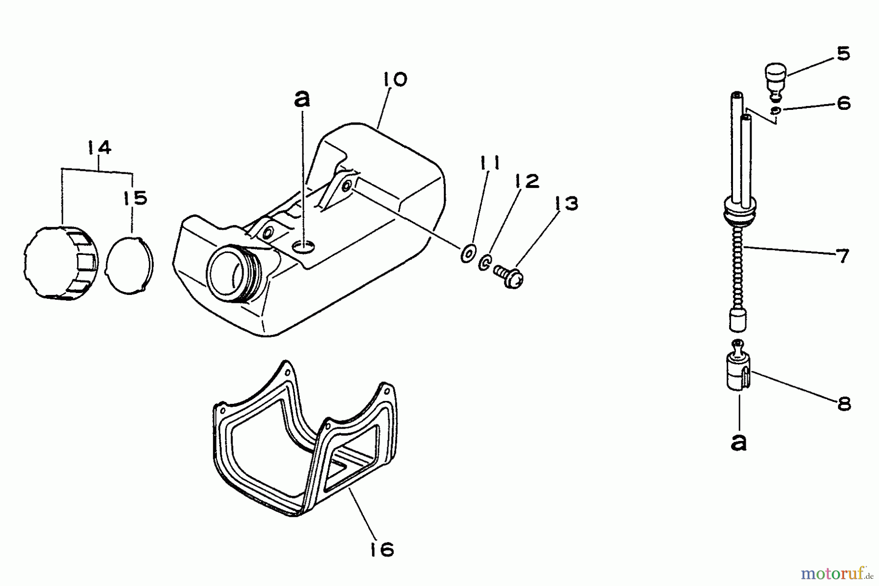 Echo Trimmer, Faden / Bürste GT-2100 - Echo String Trimmer Fuel System