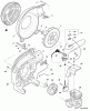 Echo PB-250 - Hand Held Blower, S/N: P33112001001 - P33112999999 Ersatzteile Fan Cover, Ignition, Throttle Control