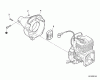 Echo GT-225i - String Trimmer, S/N:S54813001001 - S54813999999 Ersatzteile Fan Case, Clutch