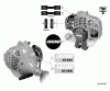 Echo GT-225i - String Trimmer, S/N:S54813001001 - S54813999999 Ersatzteile Labels