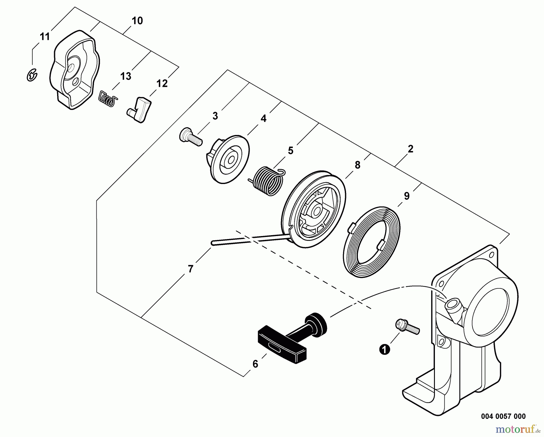 Echo Trimmer, Faden / Bürste GT-22GES - Echo String Trimmer Starter
