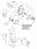 Echo GT-231 - String Trimmer, S/N:02001001 - 02999999 Ersatzteile Fan Case, Clutch, Starter, Fuel System
