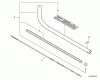 Echo PAS-225 - Power Unit, S/N: S59511001001 - S59511003000 Ersatzteile Main Pipe Assembly, Flexible Driveshaft - Edger Attachment