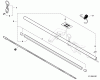 Echo PAS-230 - Power Unit, Ersatzteile Main Pipe Assembly, Driveshaft