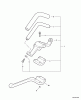 Echo PAS-260 - Power Unit, S/N: S68711001001 - S68711999999 Ersatzteile Front Handle