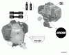 Echo PAS-280 - Trimmer Interchangeable Tool, S/N: T44511001001 - T44511999999 Ersatzteile Labels