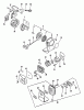 Echo SRM-1501 - String Trimmer, S/N:0135001 - 9999999 Ersatzteile Clutch, Exhaust, Ignition, Intake, Starter
