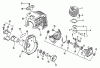 Echo SRM-1501 - String Trimmer, S/N:0135001 - 9999999 Ersatzteile Engine, Crankcase, Fan Housing, Cover