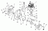 Echo SRM-200BE - String Trimmer Ersatzteile Engine, Crankcase, Fan Housing Cover