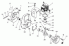 Echo SRM-200CE - String Trimmer Ersatzteile Engine, Crankcase, Fan Housing Cover