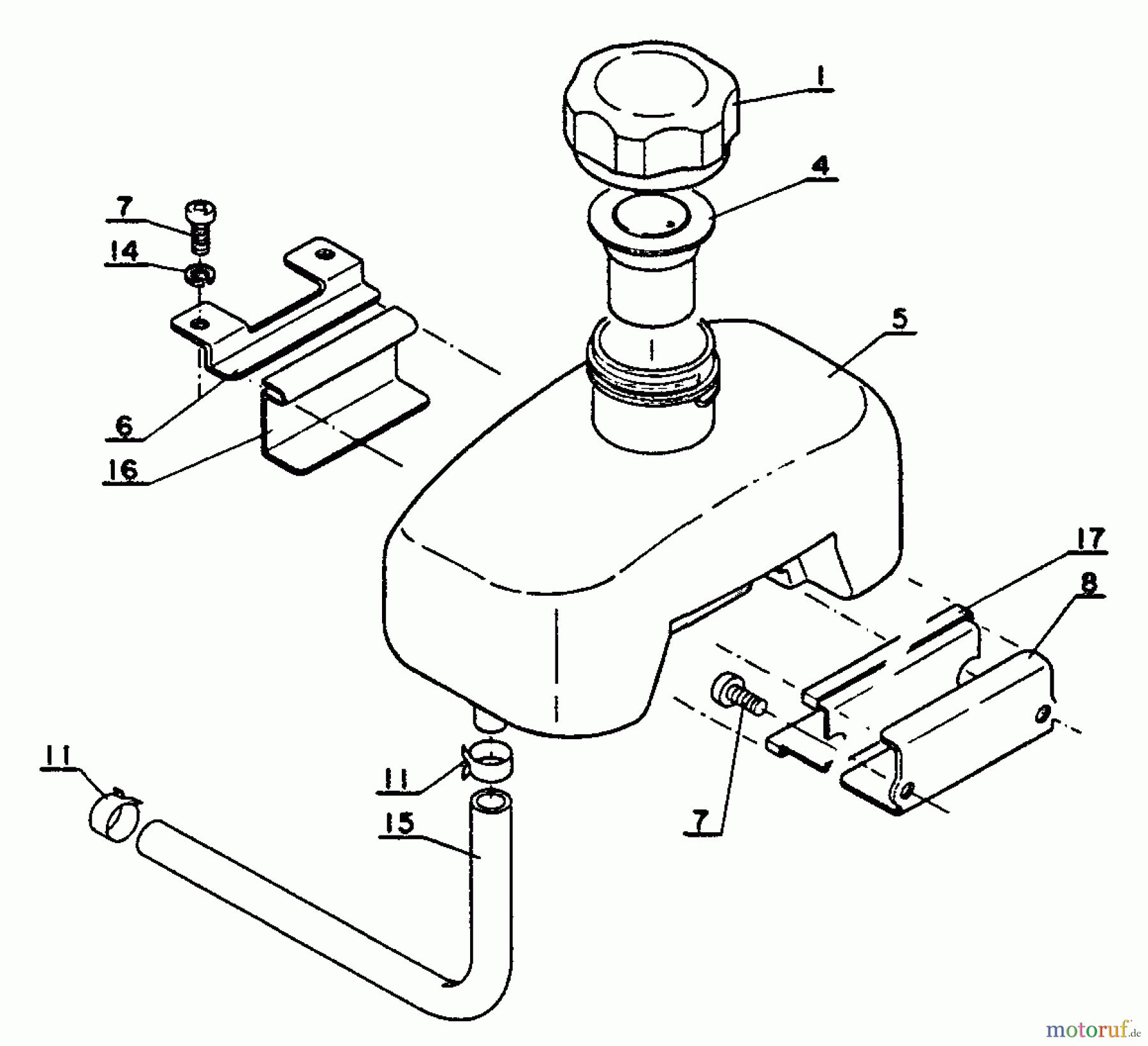 Echo Trimmer, Faden / Bürste SRM-202FA - Echo String Trimmer Fuel System