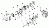 Echo SRM-210AE - String Trimmer Ersatzteile Intake, Exhaust, Air Cleaner