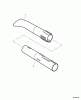 Echo PB-255 - Hand Held Blower, S/N: P06213001001 - P06213999999 Ersatzteile Blower Tubes  S/N: P06213002046 - P06213999999
