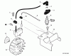 Echo PB-255 - Hand Held Blower, S/N: P06213001001 - P06213999999 Ersatzteile Ignition, Cylinder Cover
