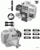 Echo SRM-211 - String Trimmer, S/N:09001001 - 09999999 Ersatzteile Labels