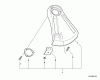 Echo SRM-225 - String Trimmer, S/N: S89413001001 - S89413999999 Ersatzteile Debris Shield - Plastic