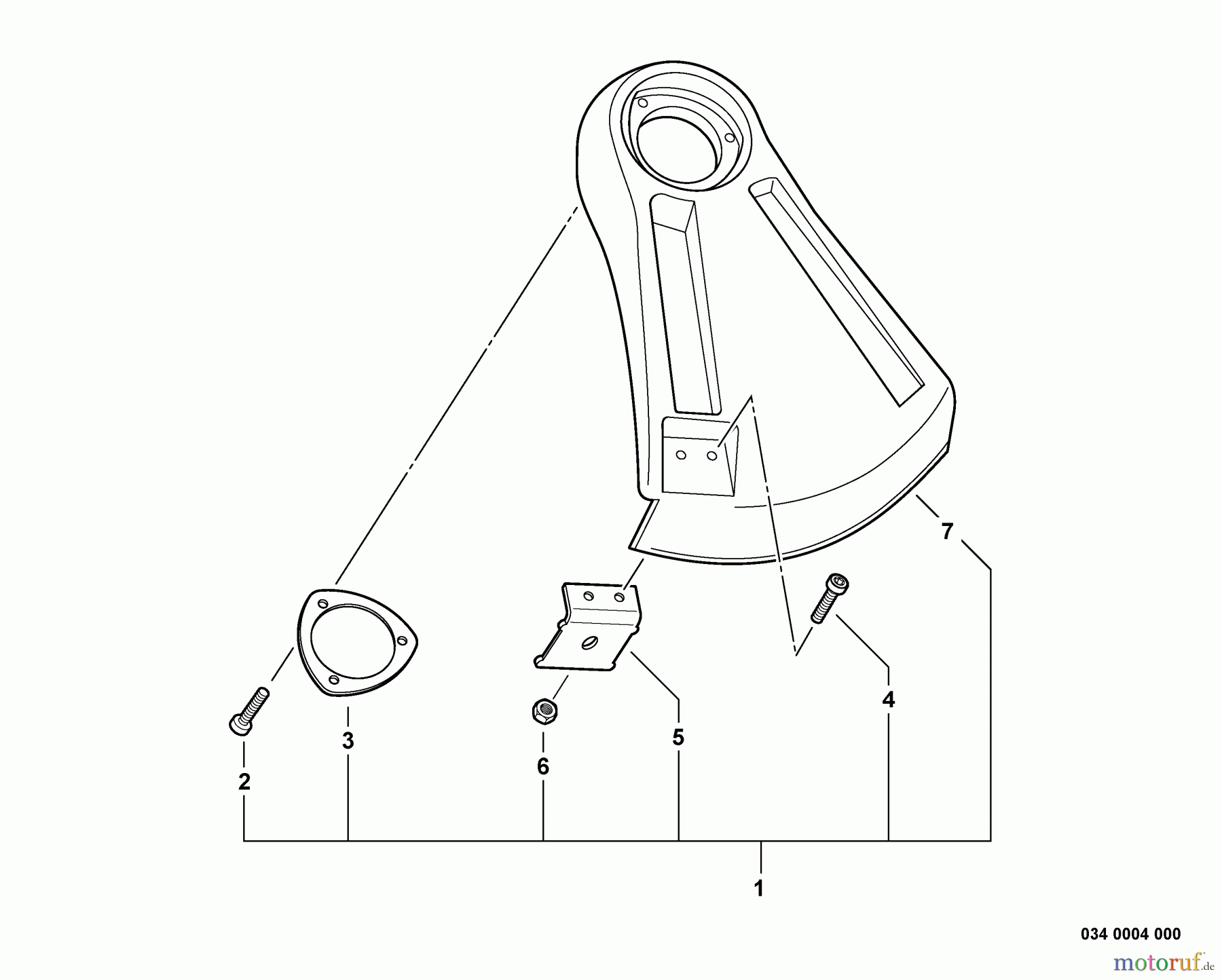 Echo Trimmer, Faden / Bürste PAS-225 - Echo Power Unit, Debris Shield - Plastic