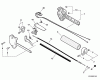 Echo SRM-22GES - String Trimmer Ersatzteile Control Handle, Throttle Cable, Ignition Switch