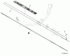 Echo SRM-22GESU - String Trimmer, Ersatzteile Main Pipe, Flexible Driveshaft