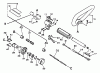 Echo SRM-2502 - String Trimmer, S/N:0010201 - 0025000 Ersatzteile Driveshaft, Handles, Throttle, Stop Switch, Clutch Housing