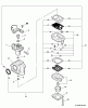 Echo PAS-260 - Power Unit, S/N: 04001001 - 04999999 Ersatzteile A - Carburetor -- WYJ-250B  S/N: 04001001 - 04001028